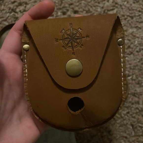 Solid Metal Functional Compass With Holder - Picture 4 of 5